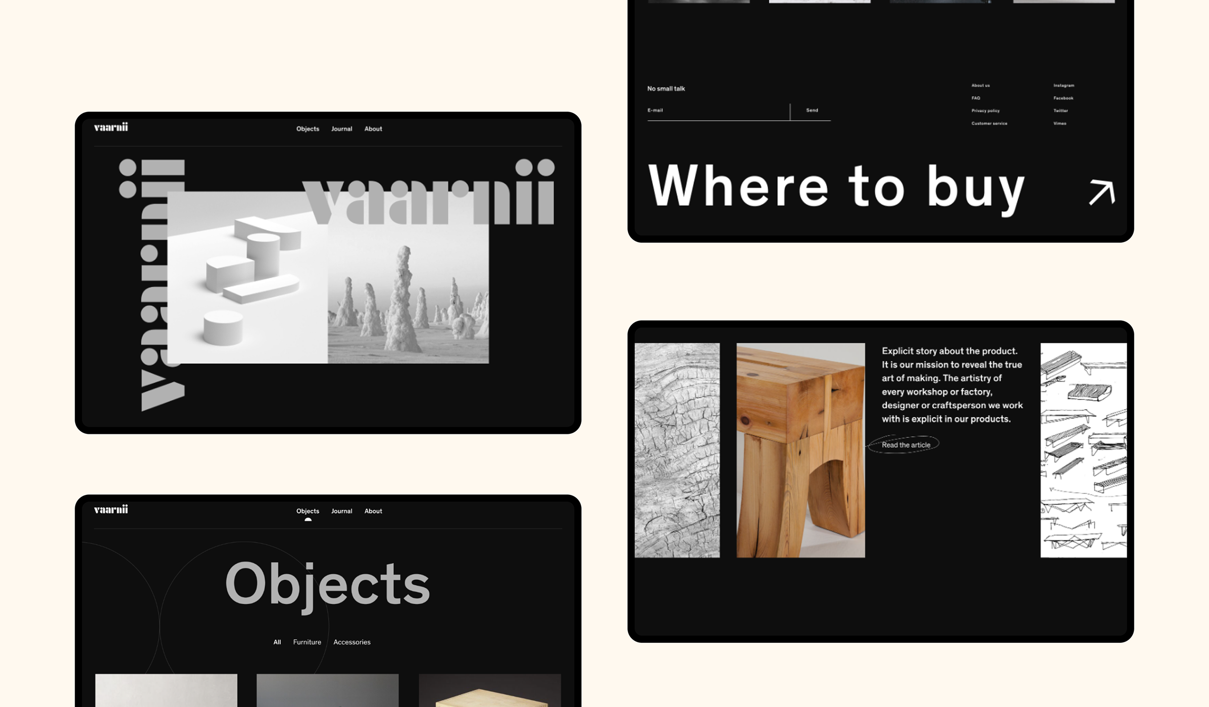 Direction A — the logic behind the making.